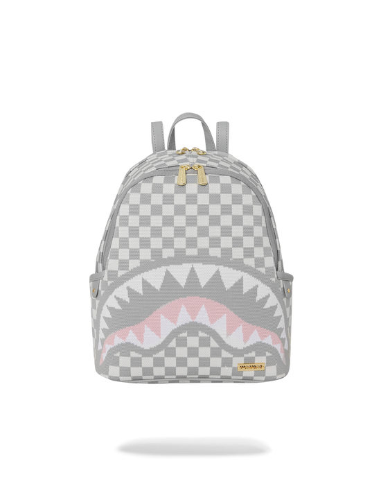 sprayground KNIT SHARKS IN PARIS IN CREAM SAVAGE BACKPACK