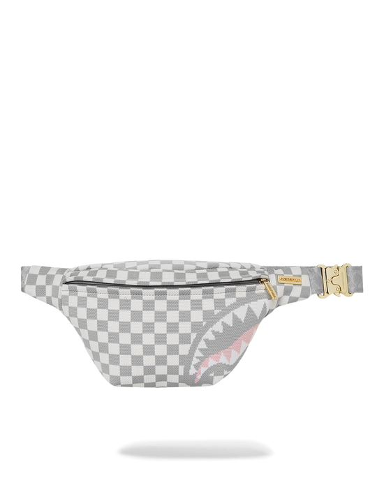 sprayground KNIT SHARKS IN PARIS IN CREAM SAVVY CROSSBODY