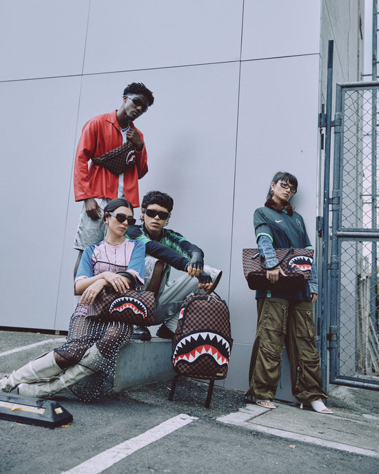 Sprayground KYOTOKNIT SHARKS IN PARIS SAVVY CROSSBODY