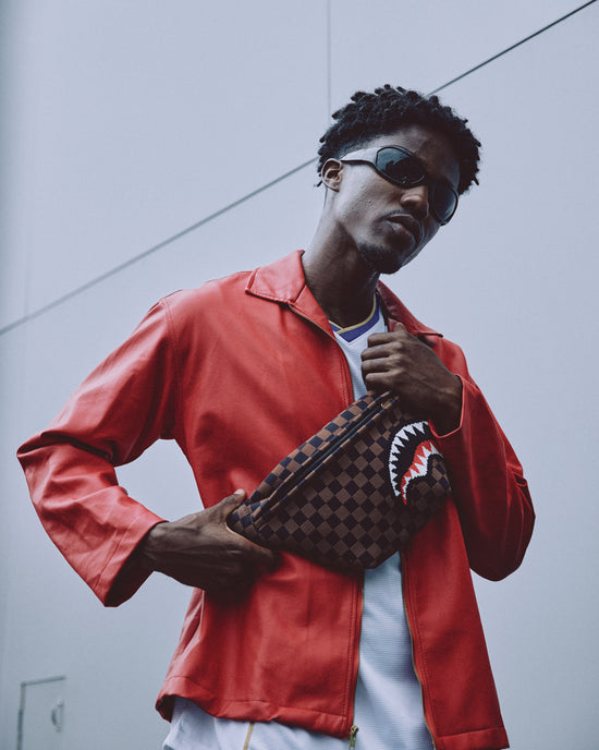 Sprayground KYOTOKNIT SHARKS IN PARIS SAVVY CROSSBODY