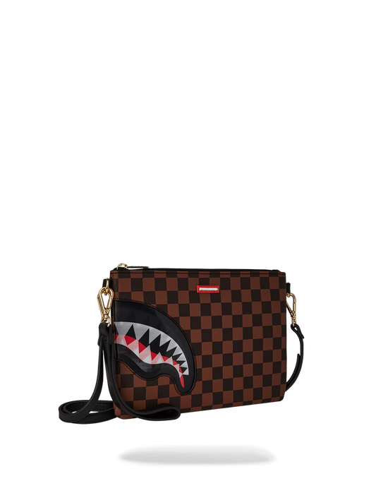 Sprayground LENTICULAR EFFECTS CROSSOVER CLUTCH W/ SHOULDER STRAP