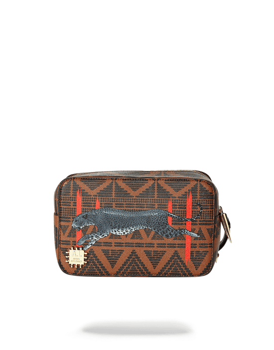 Sprayground LEOPARDS IN PARIS TOILETRY AKA MONEY BAG