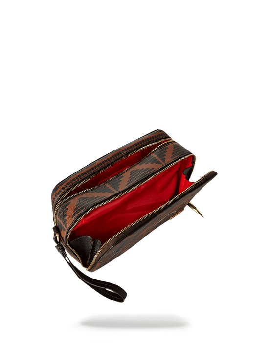 Sprayground LEOPARDS IN PARIS TOILETRY AKA MONEY BAG
