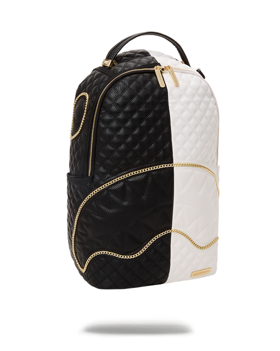 Sprayground LEVELED UP SPLIT QUILT SHARK BACKPACK (DLXV)