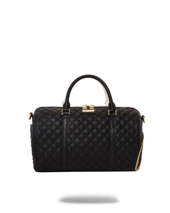 sprayground LEVELED UP SPLIT QUILT SHARK MINI DUFFLE