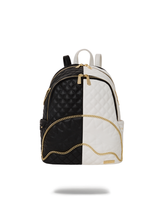 sprayground LEVELED UP SPLIT QUILT SHARK SAVAGE BACKPACK