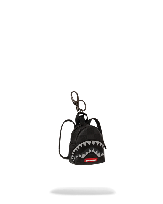 Sprayground LIGHTS OUT SHARKS IN PARIS BACKPACK KEYCHAIN