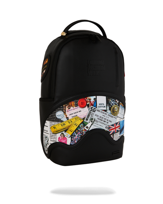 Sprayground LONDON FASHION WEEK MOODBOARD MONTAGE BACKPACK