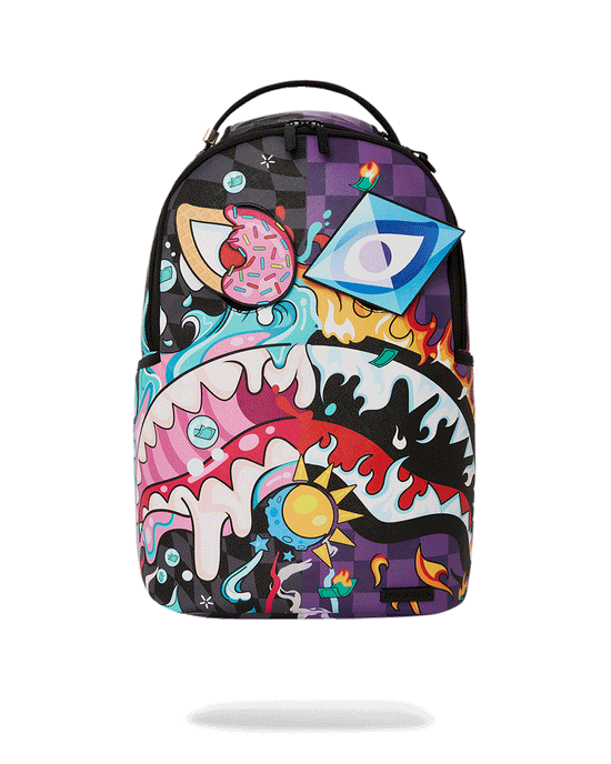 sprayground MAD SCIENTIST (6 REMOVABLE EYES) BACKPACK