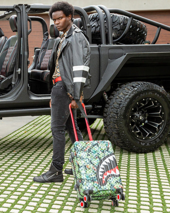 Sprayground MAMA I MADE IT SHARKNAUTICS HARDSHELL CARRY-ON LUGGAGE