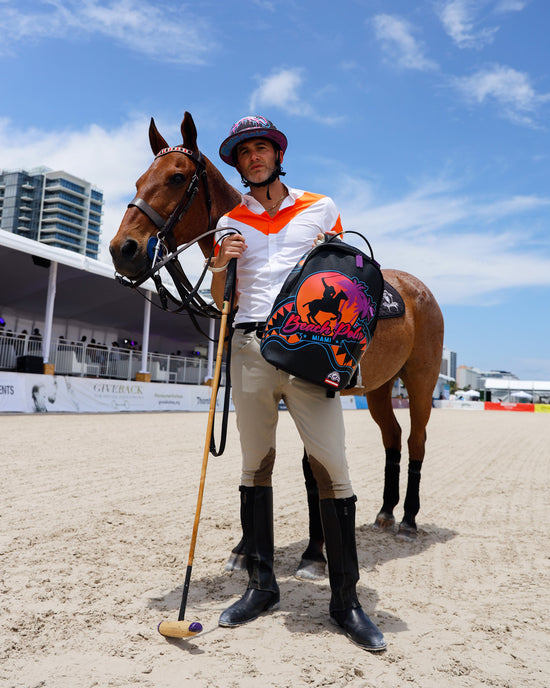 Sprayground MIAMI BEACH POLO COLLAB BACKPACK (DLXV-BLACK)