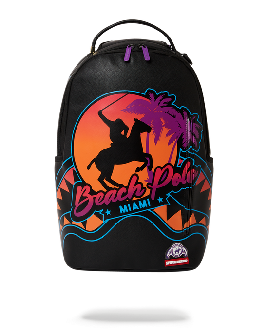 sprayground MIAMI BEACH POLO COLLAB BACKPACK (DLXV-BLACK)