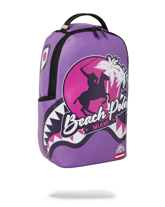 Sprayground MIAMI BEACH POLO COLLAB BACKPACK (DLXV-PURPLE)