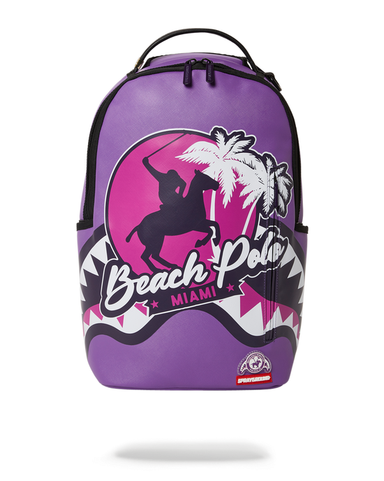 sprayground MIAMI BEACH POLO COLLAB BACKPACK (DLXV-PURPLE)