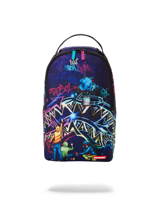 sprayground MIDNIGHT GRAFFITI ARTISTS MINI BACKPACK