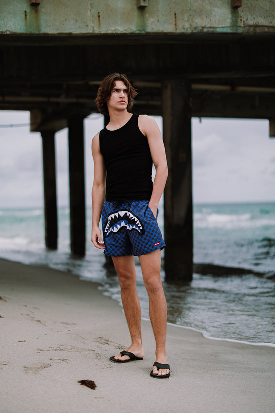 Sprayground MIDNIGHT MAGIC SHARKS IN PARIS SWIM SHORTS