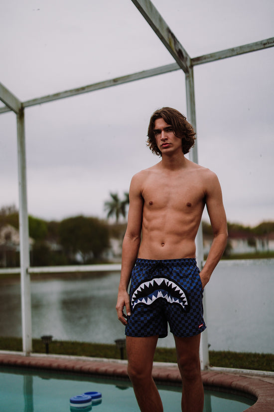 Sprayground MIDNIGHT MAGIC SHARKS IN PARIS SWIM SHORTS