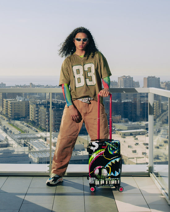 Sprayground MIND TRIP SHARK DOSE SHARKNAUTICS HARDSHELL CARRY-ON LUGGAGE