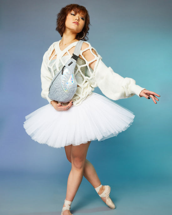 Sprayground MIRASHAKU IRIDESCENT QUILT SAVVY CROSSBODY