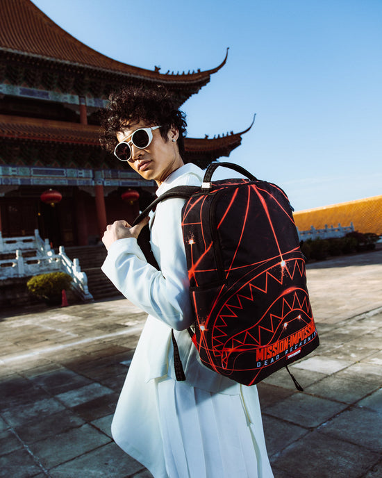 Sprayground MISSION IMPOSSIBLE HEIST LASER SHARK BACKPACK