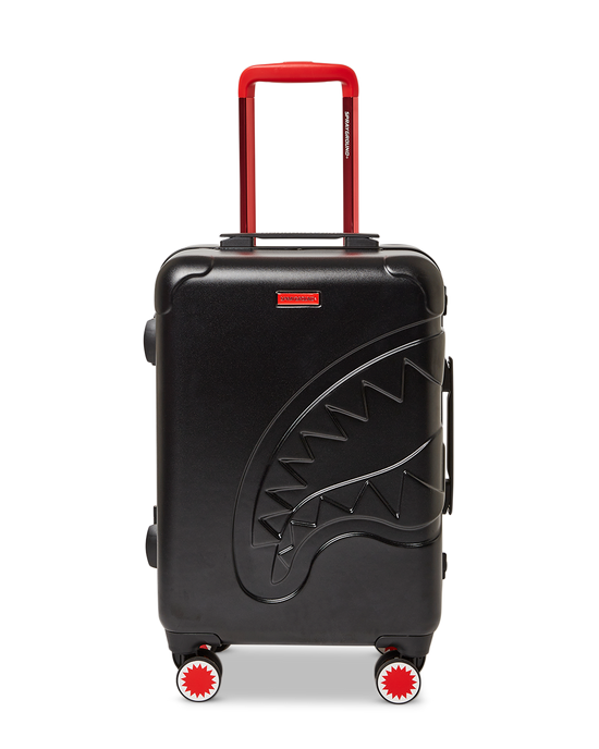 Sprayground MOLDED SHARKITECTURE BLACK HARDSHELL CARRY-ON LUGGAGE