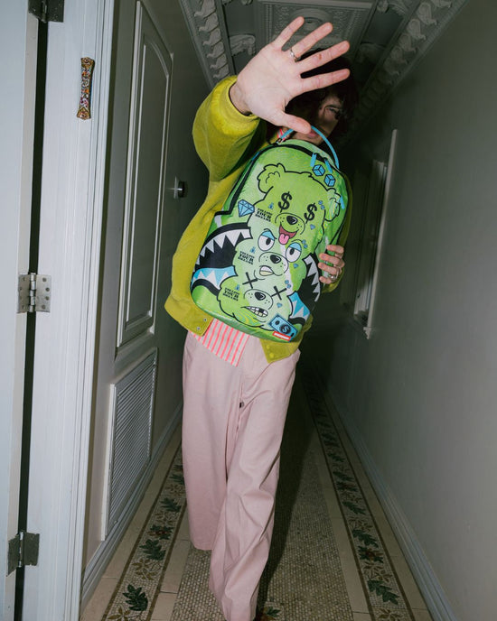 Sprayground MONEY BEAR SEEING TRIPLE DLXSR BACKPACK