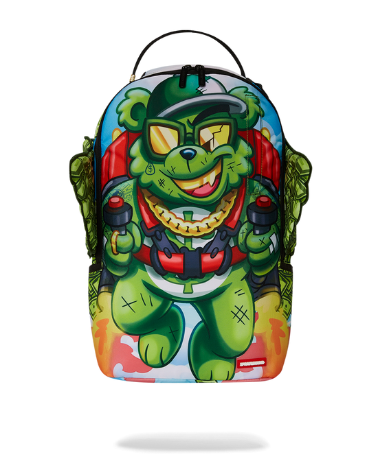 sprayground MONEY BEAR WE BOUT TO TAKE OFF BACKPACK