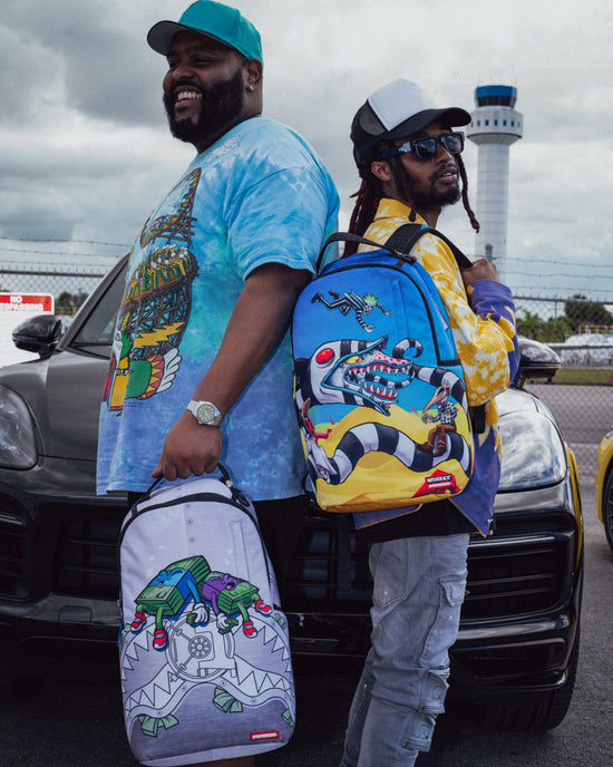 Sprayground MONEY BOYS I MAKE MONEY WHILE I SLEEP KNAPSACK (DLXR)
