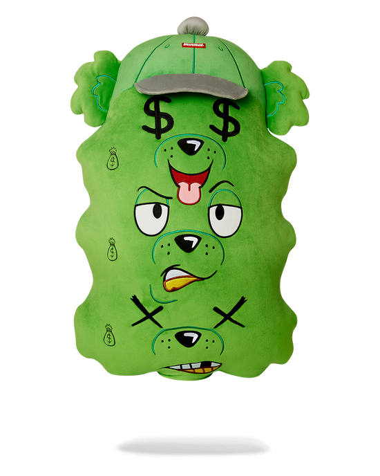 sprayground MONEYBEAR TRIPLE MONEY PLUSH TOY/PILLOW