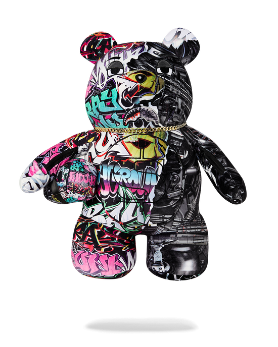sprayground NEW CITY ANDROID MONEYBEAR TEDDYBEAR BACKPACK