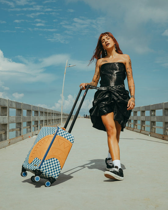 Sprayground NEW SHARK YACHT CLUB IMPERIAL CARRY-ON LUGGAGE