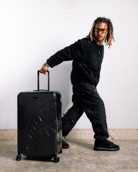 Sprayground NIGHTFALL SHARKITECTURE FULL-SIZE LUGGAGE