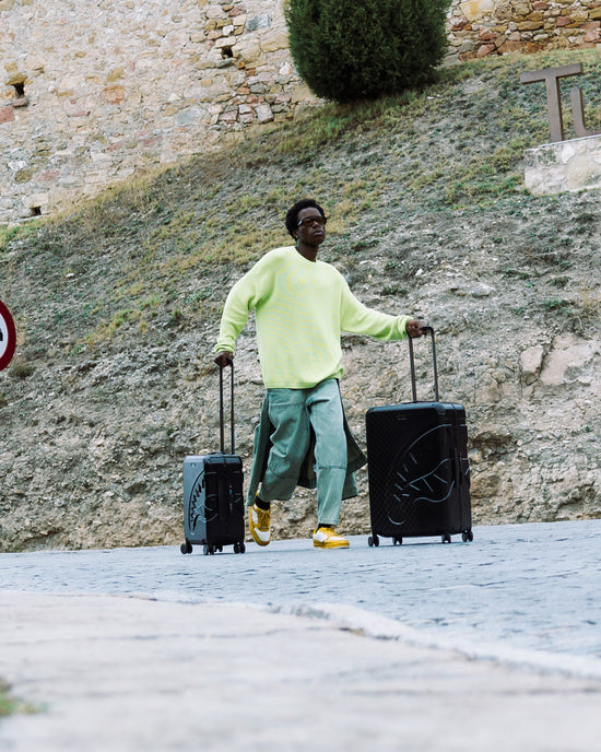 Sprayground NIGHTSHARKS WORLDWIDE SHARKITECTURE FULL SIZE LUGGAGE