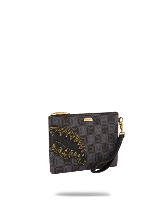 Sprayground OBSIDIAN STUNNER A.i.6 SANDFLOWER COLLAB CROSSOVER CLUTCH