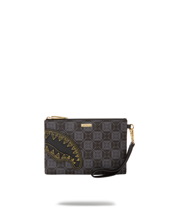 sprayground OBSIDIAN STUNNER A.i.6 SANDFLOWER COLLAB CROSSOVER CLUTCH