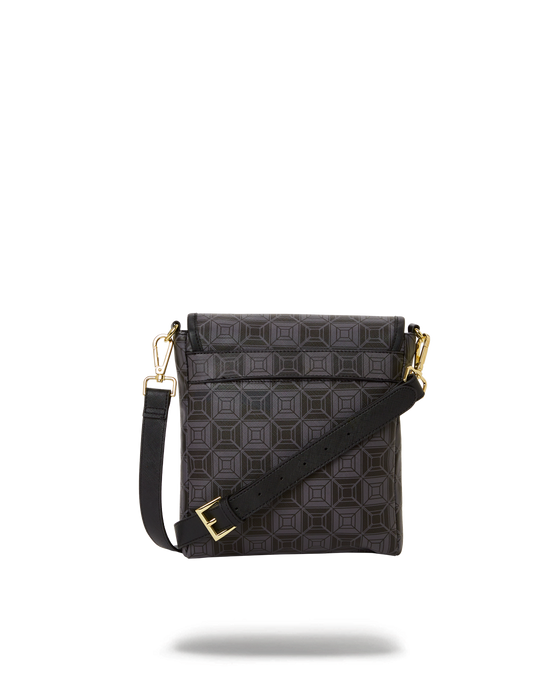 Sprayground OBSIDIAN STUNNER A.i.6 SANDFLOWER COLLAB LARGE SLING