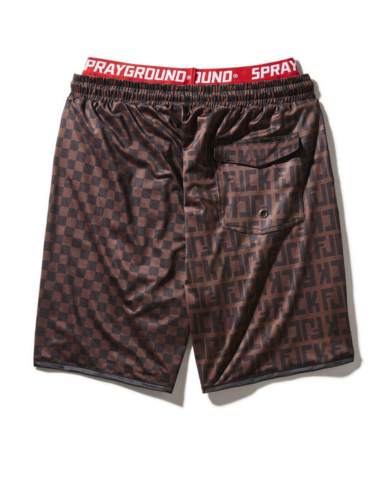 Sprayground OFFENDED SPLIT THE CHECK CORTO SWIM TRUNKS