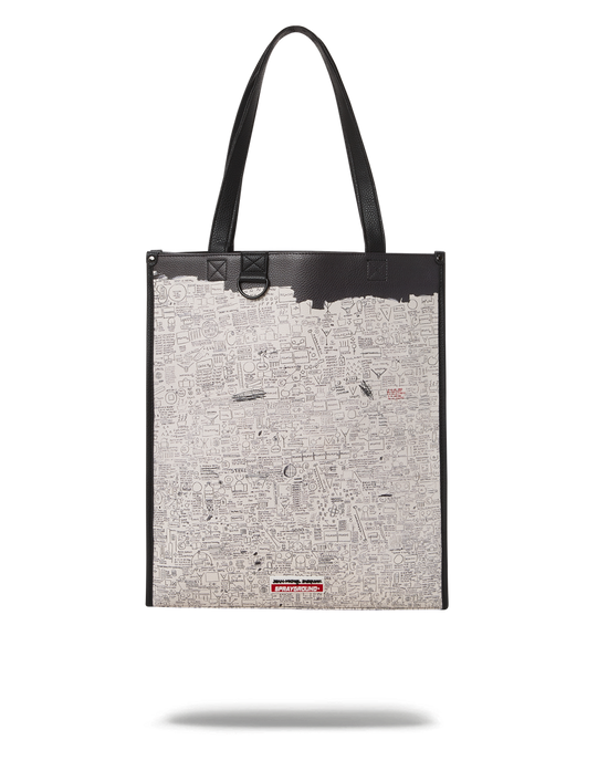 sprayground OFFICIAL BASQUIAT PEGASUS 1987 LOFT TOTE