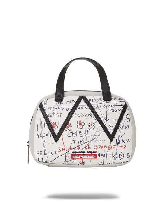 Sprayground OFFICIAL BASQUIAT UNTITLED (CHEESE POPCORN) 1983 HANDBAG