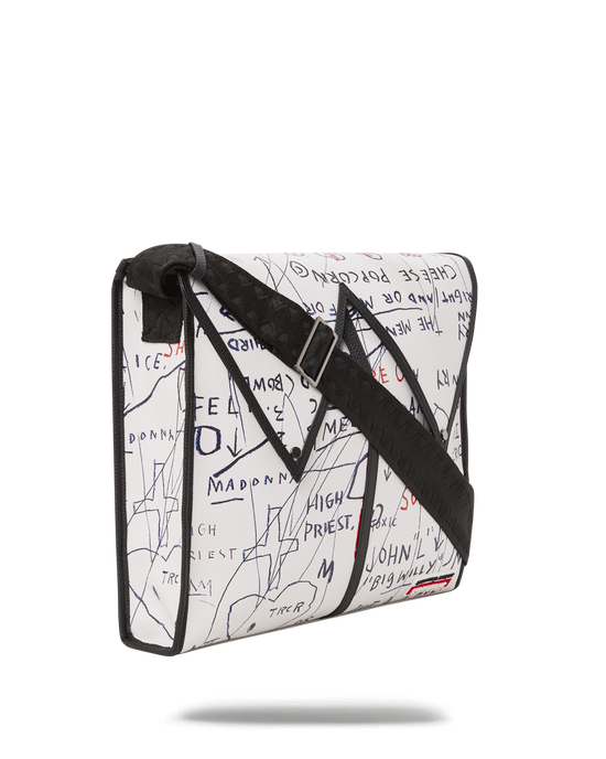 Sprayground OFFICIAL BASQUIAT UNTITLED (CHEESE POPCORN) 1983 SLING MESSENGER