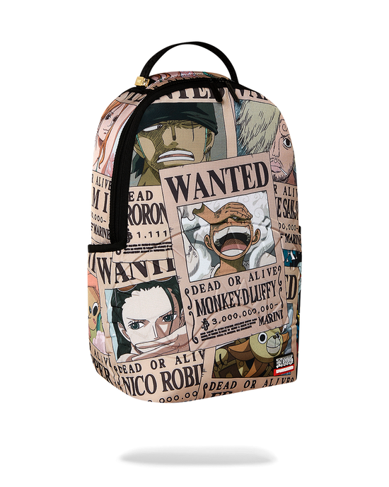 Sprayground ONE PIECE WANTED SHARK POSTERS BACKPACK