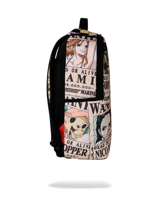 Sprayground ONE PIECE WANTED SHARK POSTERS BACKPACK