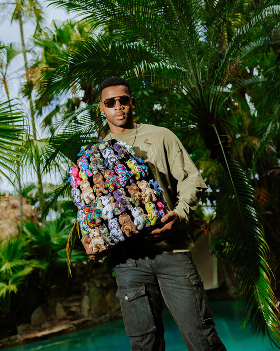 Sprayground PACK OF BEARS REAL PLUSH BEARS RUNWAY PIECE BACKPACK - SUPER EXCLUSIVE