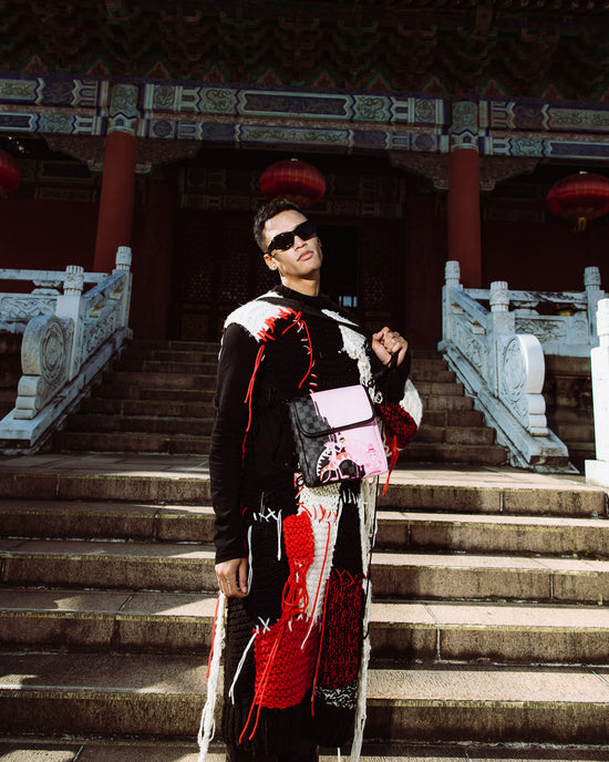 Sprayground PINK PANTHER PINK PAINTER MESSENGER SLING BAG