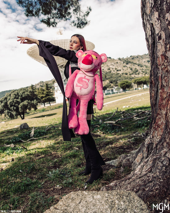 Sprayground PINK PANTHER UP TO NO GOOD TEDDY BEAR BACKPACK