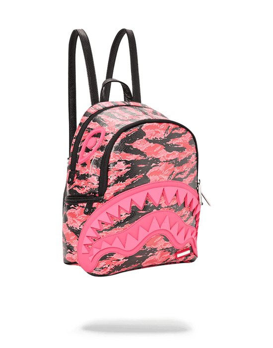 Sprayground PINK TIGER CAMO SHARKMOUTH SAVAGE BACKPACK