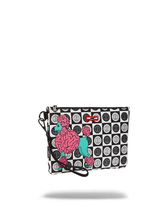 Sprayground POODLE CHECK RON ENGLISH COLLAB POUCHETTE