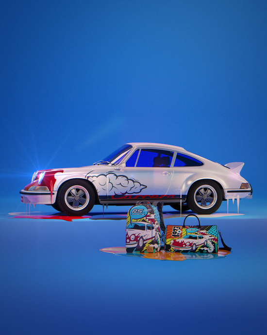 Sprayground PORSCHE 1972 COLLAB DUFFLE (ONLY 1 911 UNITS MADE)