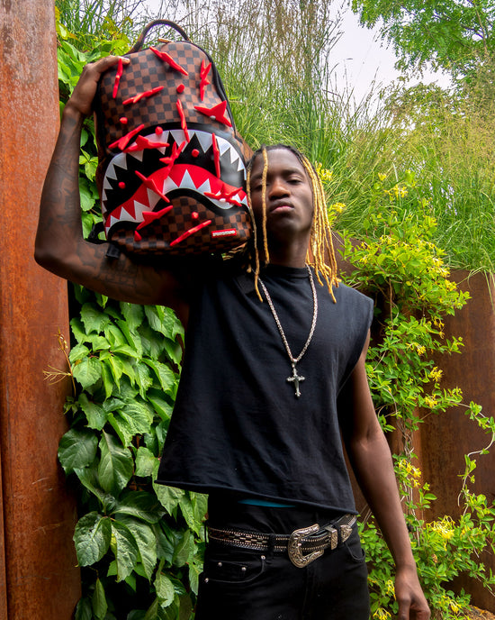 Sprayground REAL 3D NINJA STARS SMASHED BACKPACK (DLXV)