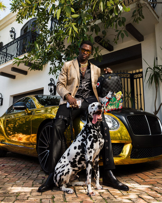 Sprayground RICHIE RICH PAINT THE SHARK GOLD BACKPACK